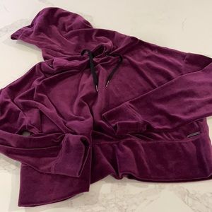 Calvin Klein Fleece crop hoodie size Medium